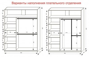 Шкаф-купе 1800 серии SOFT D1+D3+B2+PL1 (2 ящика+1штанга) профиль «Графит» в Чебаркуле - chebarkul.ok-mebel.com | фото 7