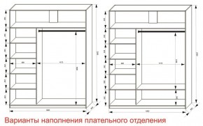 Шкаф-купе 1800 серии SOFT D8+D2+B2+PL4 (2 ящика+F обр.штанга) профиль «Капучино» в Чебаркуле - chebarkul.ok-mebel.com | фото 5