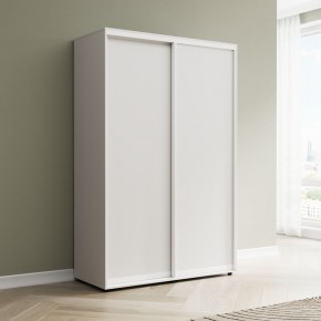 Шкаф-купе Акцент-Сим Д 1400-600 (Белый шагрень) в Чебаркуле - chebarkul.ok-mebel.com | фото