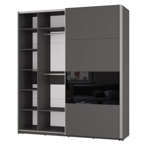 Шкаф-купе Харви ШКК-10 (графит) в Чебаркуле - chebarkul.ok-mebel.com | фото 2