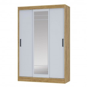 Шкаф-купе Тео ШКК-02 (крафт/белый) в Чебаркуле - chebarkul.ok-mebel.com | фото 2