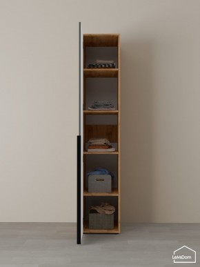 Шкаф Linnea MHR-1-2 2050х400х510 (ДВ-М 11.1.25) в Чебаркуле - chebarkul.ok-mebel.com | фото 4