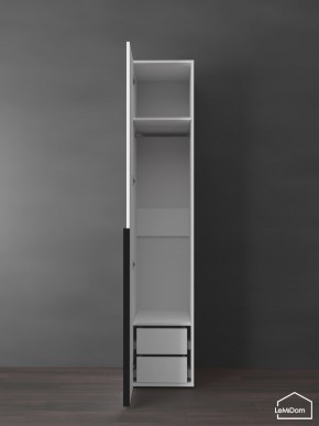 Шкаф Linnea MHR-1-3 2050х400х510 (Белый-М 11.1.2) в Чебаркуле - chebarkul.ok-mebel.com | фото 6