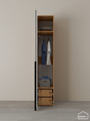 Шкаф Linnea MHR-1-3 2050х400х510 (ДВ-М 11.1.25) в Чебаркуле - chebarkul.ok-mebel.com | фото 5