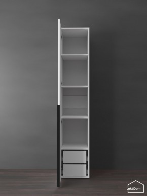 Шкаф Linnea MHR-1-4 2050х400х510 (Белый-М 11.1.1) в Чебаркуле - chebarkul.ok-mebel.com | фото 7