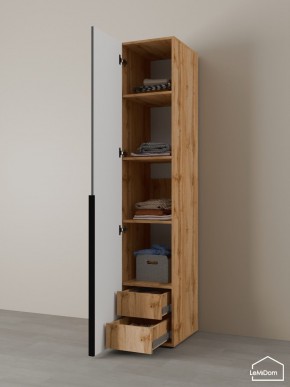 Шкаф Linnea MHR-1-4 2050х400х510 (ДВ-М 11.1.25) в Чебаркуле - chebarkul.ok-mebel.com | фото 5