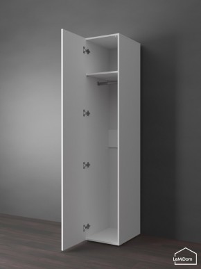 Шкаф Linnea MHR-1PO 2050х400х510 (Белый-М 11.1.1) в Чебаркуле - chebarkul.ok-mebel.com | фото 4