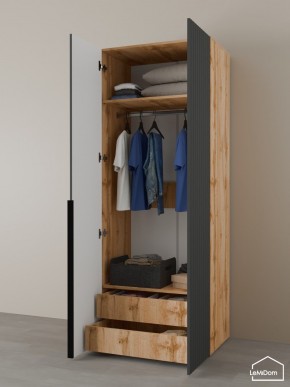 Шкаф Linnea MHR-2-3 2050х800х510 (ДВ-М 11.1.25) в Чебаркуле - chebarkul.ok-mebel.com | фото 6