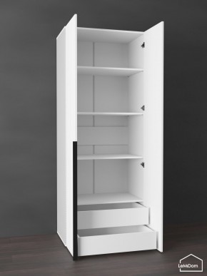 Шкаф Linnea MHR-2-4 2050х800х510 (Белый-М 11.1.2) в Чебаркуле - chebarkul.ok-mebel.com | фото 5