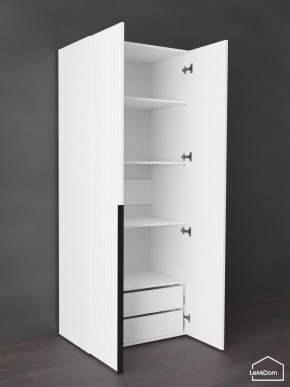 Шкаф Linnea MHR-2-4 2050х800х510 (Белый-М 11.1.2) в Чебаркуле - chebarkul.ok-mebel.com | фото 6