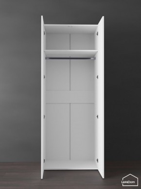 Шкаф Linnea MHR-2PO 2050х800х510 (Белый-М 11.1.2) в Чебаркуле - chebarkul.ok-mebel.com | фото 4