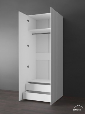 Шкаф Linnea MHR-2PO-3 2050х800х510 (Белый-М 11.1.2) в Чебаркуле - chebarkul.ok-mebel.com | фото 5