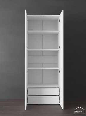 Шкаф Linnea MHR-2PO-4 2050х800х510 (Белый-М 11.1.1) в Чебаркуле - chebarkul.ok-mebel.com | фото 5