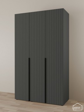 Шкаф Linnea MHR-3-1 2050х1200х510 (Графит-М 11.1.25) в Чебаркуле - chebarkul.ok-mebel.com | фото
