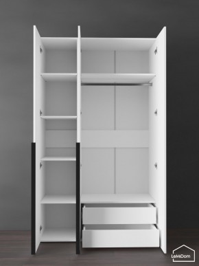 Шкаф Linnea MHR-3-2 2050х1200х510 (Белый-М 11.1.2) в Чебаркуле - chebarkul.ok-mebel.com | фото 6