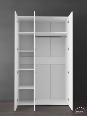 Шкаф Linnea MHR-3PO-1 2050х1200х510 (Белый-М 11.1.2) в Чебаркуле - chebarkul.ok-mebel.com | фото 5