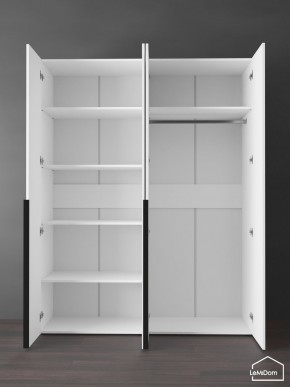 Шкаф Linnea MHR-4-1 2050х1600х510 (Белый-М 11.1.1) в Чебаркуле - chebarkul.ok-mebel.com | фото 4
