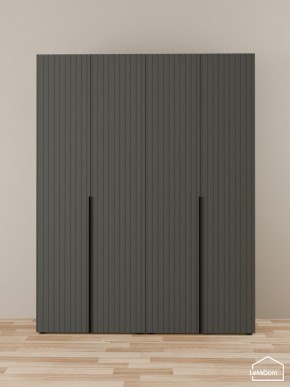 Шкаф Linnea MHR-4-2 2050х1600х510 (Графит-М 11.1.25) в Чебаркуле - chebarkul.ok-mebel.com | фото