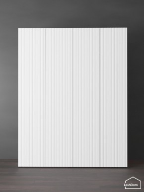 Шкаф Linnea MHR-4PO-1 2050х1600х510 (Белый-М 11.1.2) в Чебаркуле - chebarkul.ok-mebel.com | фото 5