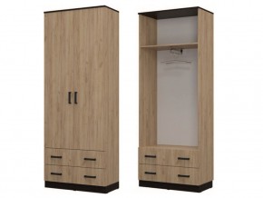 Шкаф «ЛОФТ» для одежды с 2-я ящиками в Чебаркуле - chebarkul.ok-mebel.com | фото 2