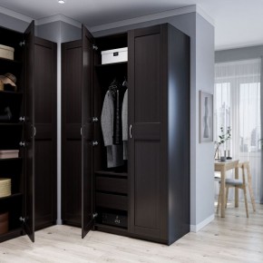 Шкаф МАКС однодверный, цвет Дуб Венге в Чебаркуле - chebarkul.ok-mebel.com | фото 4