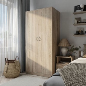 Шкаф ОРИОН двухдверный, цвет Дуб Сонома в Чебаркуле - chebarkul.ok-mebel.com | фото 4