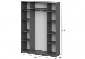 Шкаф платяной Даиго в Чебаркуле - chebarkul.ok-mebel.com | фото 3