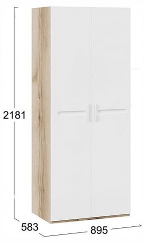 Шкаф платяной Фьюжн ТД-260.07.02 в Чебаркуле - chebarkul.ok-mebel.com | фото 4