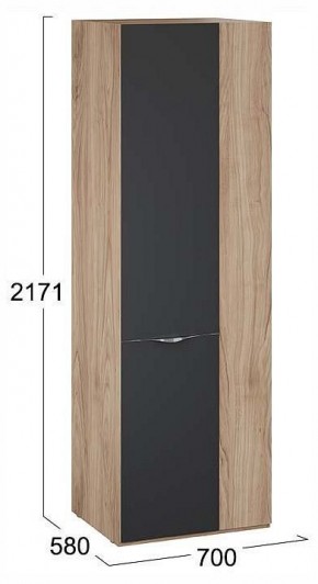 Шкаф платяной Глосс СМ-319.07.006 в Чебаркуле - chebarkul.ok-mebel.com | фото 4