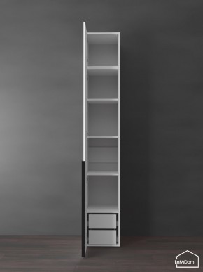 Шкаф с антресолью Linnea MHR-1A-4 2450х400х510 (Белый-М 11.1.2) в Чебаркуле - chebarkul.ok-mebel.com | фото 6