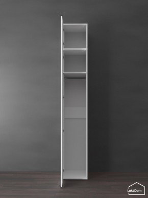 Шкаф с антресолью Linnea MHR-1POA-1 2450х400х510 (Белый-М 11.1.1) в Чебаркуле - chebarkul.ok-mebel.com | фото 4