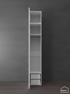 Шкаф с антресолью Linnea MHR-1POA-3 2450х400х510 (Белый-М 11.1.2) в Чебаркуле - chebarkul.ok-mebel.com | фото 5