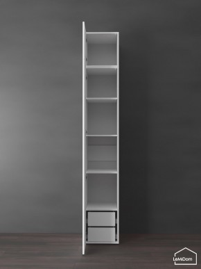 Шкаф с антресолью Linnea MHR-1POA-4 2450х400х510 (Белый-М 11.1.2) в Чебаркуле - chebarkul.ok-mebel.com | фото 6