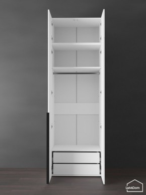 Шкаф с антресолью Linnea MHR-2A-3 2450х800х510 (Белый-М 11.1.1) в Чебаркуле - chebarkul.ok-mebel.com | фото 6
