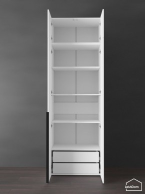Шкаф с антресолью Linnea MHR-2A-4 2450х800х510 (Белый-М 11.1.2) в Чебаркуле - chebarkul.ok-mebel.com | фото 6
