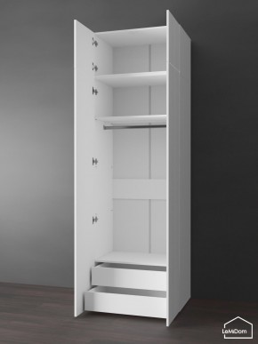 Шкаф с антресолью Linnea MHR-2POA-3 2450х800х510 (Белый-М 11.1.1) в Чебаркуле - chebarkul.ok-mebel.com | фото 6