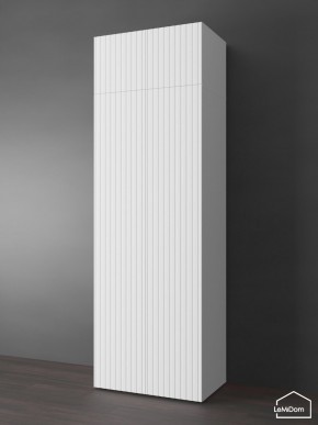 Шкаф с антресолью Linnea MHR-2POA-4 2450х800х510 (Белый-М 11.1.2) в Чебаркуле - chebarkul.ok-mebel.com | фото