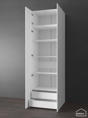 Шкаф с антресолью Linnea MHR-2POA-4 2450х800х510 (Белый-М 11.1.2) в Чебаркуле - chebarkul.ok-mebel.com | фото 5