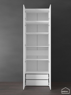 Шкаф с антресолью Linnea MHR-2POA-4 2450х800х510 (Белый-М 11.1.2) в Чебаркуле - chebarkul.ok-mebel.com | фото 6