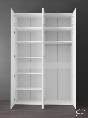 Шкаф с антресолью Linnea MHR-4POA-1 2450х1600х510 (Белый-М 11.1.2) в Чебаркуле - chebarkul.ok-mebel.com | фото 4