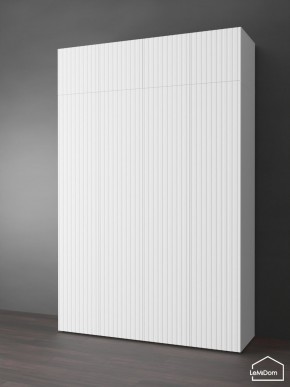 Шкаф с антресолью Linnea MHR-4POA-2 2450х1600х510 (Белый-М 11.1.2) в Чебаркуле - chebarkul.ok-mebel.com | фото