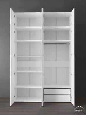 Шкаф с антресолью Linnea MHR-4POA-2 2450х1600х510 (Белый-М 11.1.2) в Чебаркуле - chebarkul.ok-mebel.com | фото 5