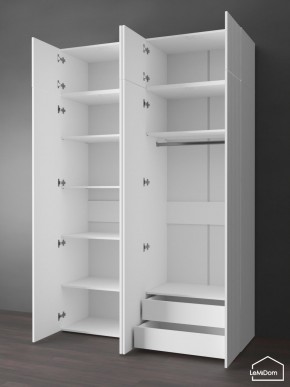 Шкаф с антресолью Linnea MHR-4POA-2 2450х1600х510 (Белый-М 11.1.2) в Чебаркуле - chebarkul.ok-mebel.com | фото 6