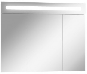 Шкаф-зеркало Аврора 90 с подсветкой LED Домино (DV8011HZ) в Чебаркуле - chebarkul.ok-mebel.com | фото