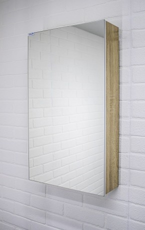 Шкаф-зеркало Мечта 40 Дуб сонома АЙСБЕРГ (DM2317HZ) в Чебаркуле - chebarkul.ok-mebel.com | фото 5