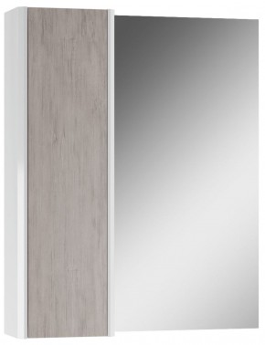 Шкаф-зеркало Uno 60 Дуб серый левый/правый Домино (DU1503HZ) в Чебаркуле - chebarkul.ok-mebel.com | фото 2