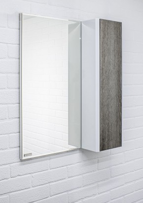 Шкаф-зеркало Uno 60 Дуб серый левый/правый Домино (DU1503HZ) в Чебаркуле - chebarkul.ok-mebel.com | фото 9