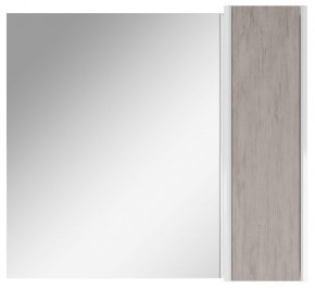 Шкаф-зеркало Uno 80 Дуб серый левый/правый Домино (DU1504HZ) в Чебаркуле - chebarkul.ok-mebel.com | фото 5