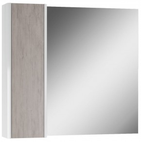 Шкаф-зеркало Uno 80 Дуб серый левый/правый Домино (DU1504HZ) в Чебаркуле - chebarkul.ok-mebel.com | фото 6