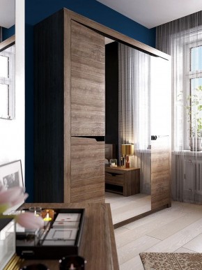 Спальный гарнитур  Соренто (Дуб стирлинг) в Чебаркуле - chebarkul.ok-mebel.com | фото 2